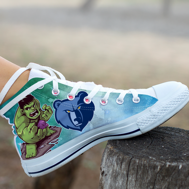 Hulk Hight Top Shoe White Memphis Grizzlies
