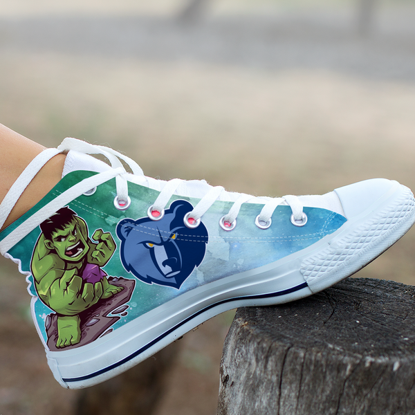 Hulk Hight Top Shoe White Memphis Grizzlies