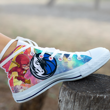 Flash Hight Top Shoe White Dallas Mavericks