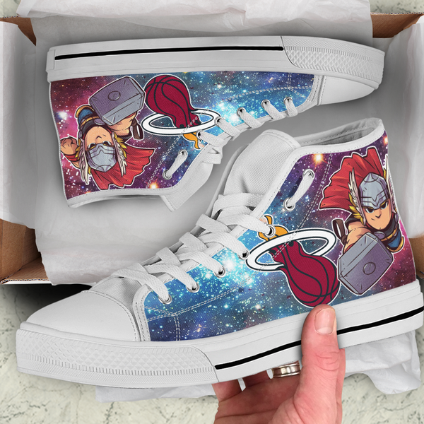 Thor Hight Top Shoe White Miami Heat