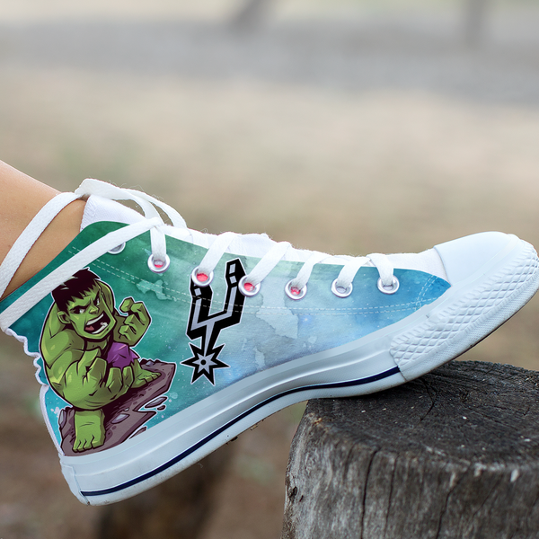 Hulk Hight Top Shoe White San Antonio Spurs