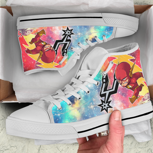 Flash Hight Top Shoe White San Antonio Spurs