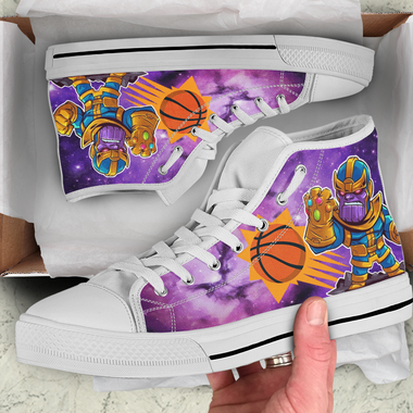 Thanos Hight Top Shoe White Phoenix Suns