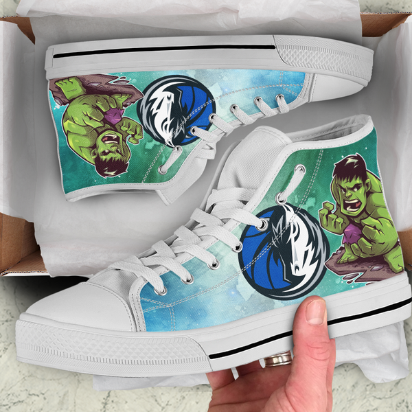 Hulk Hight Top Shoe White Dallas Mavericks