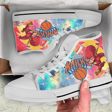 Flash Hight Top Shoe White New York Knicks