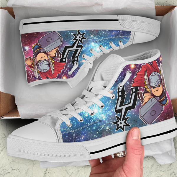 Thor Hight Top Shoe White San Antonio Spurs