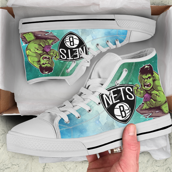 Hulk Hight Top Shoe White Brooklyn Nets