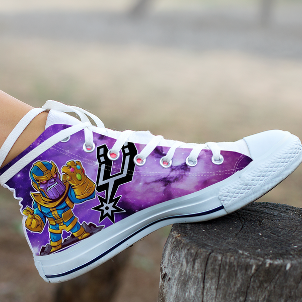 Thanos Hight Top Shoe White San Antonio Spurs