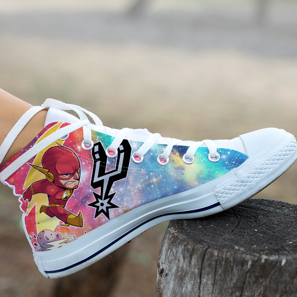 Flash Hight Top Shoe White San Antonio Spurs