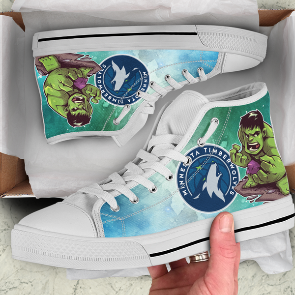 Hulk Hight Top Shoe White Minnesota Timberwolves