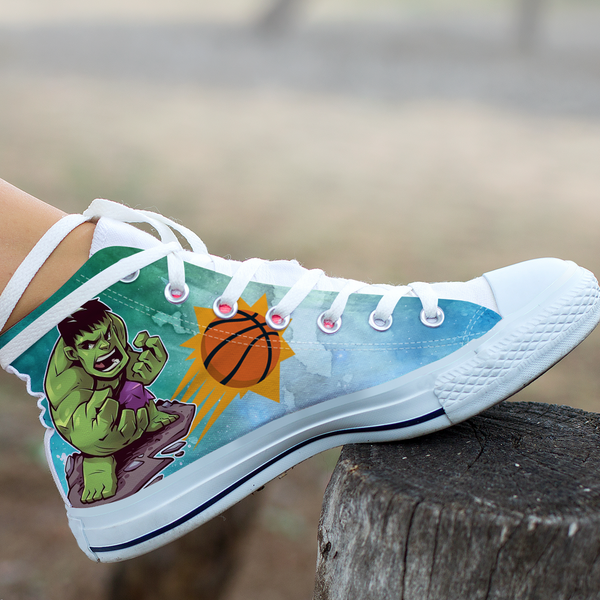 Hulk Hight Top Shoe White Phoenix Suns