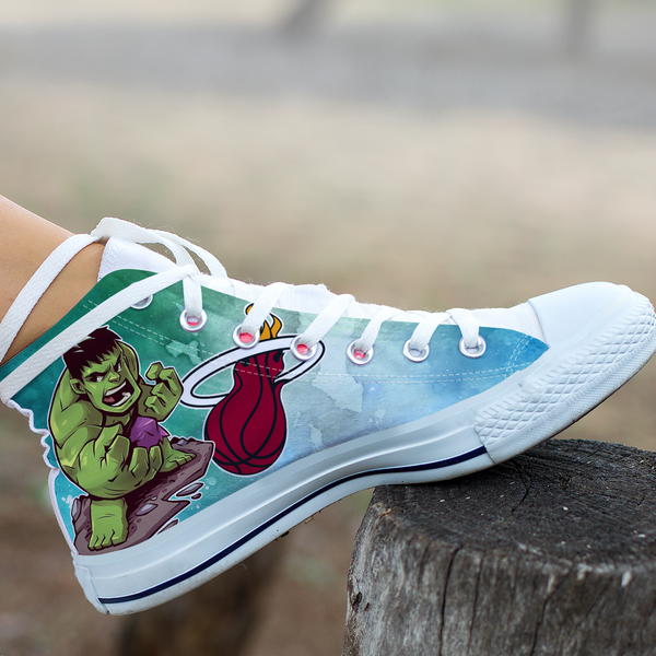 Hulk Hight Top Shoe White Miami Heat