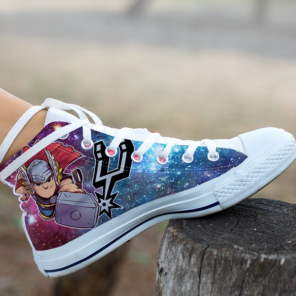 Thor Hight Top Shoe White San Antonio Spurs