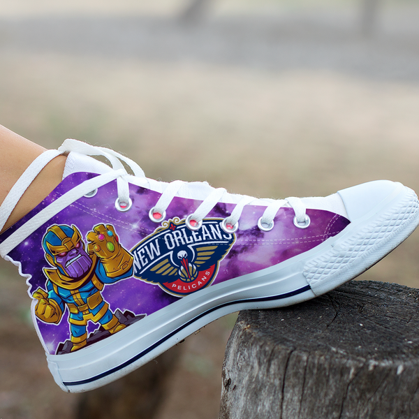 Thanos Hight Top Shoe White New Orleans Pelicans