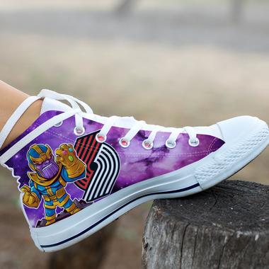 Thanos Hight Top Shoe White Portland Trail Blazers