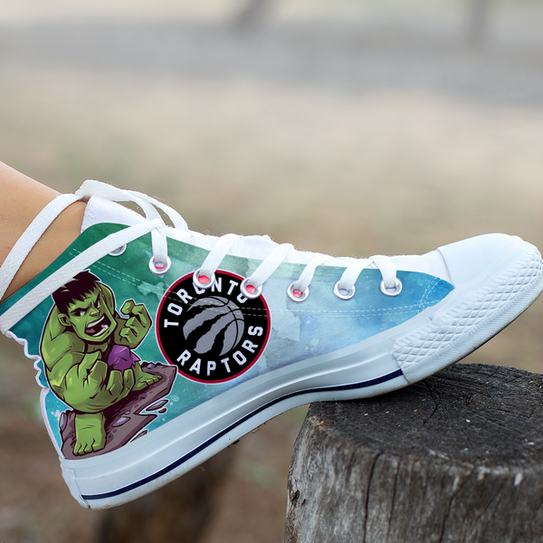 Hulk Hight Top Shoe White Toronto Raptors