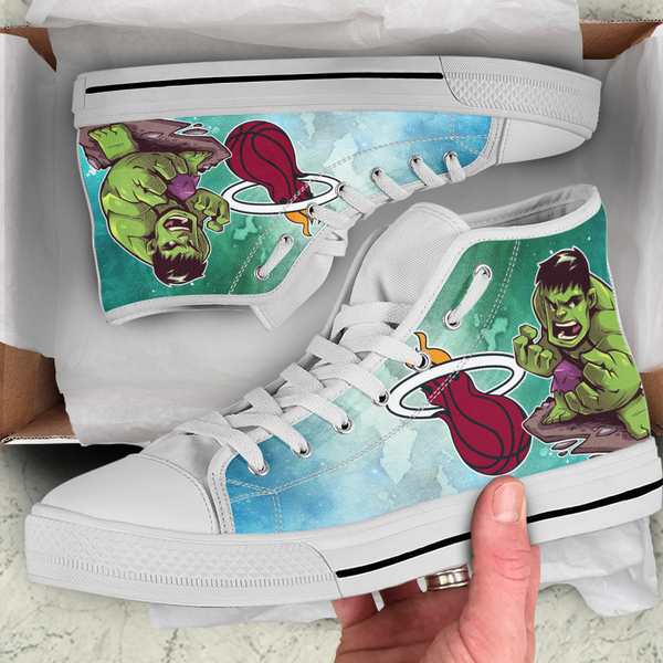 Hulk Hight Top Shoe White Miami Heat