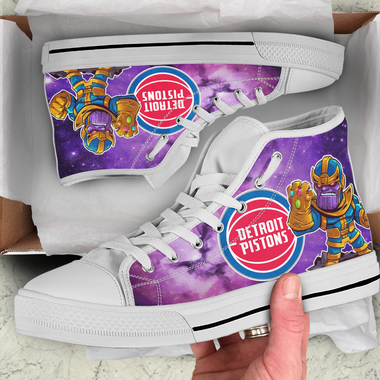 Thanos Hight Top Shoe White Detroit Pistons