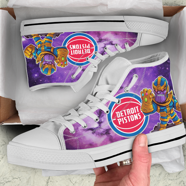Thanos Hight Top Shoe White Detroit Pistons