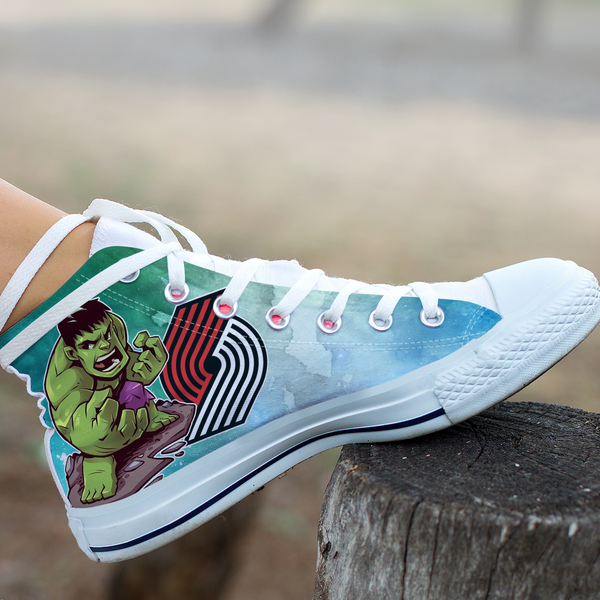 Hulk Hight Top Shoe White Portland Trail Blazers