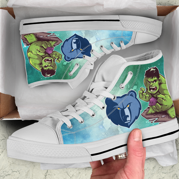 Hulk Hight Top Shoe White Memphis Grizzlies