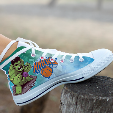 Hulk Hight Top Shoe White New York Knicks
