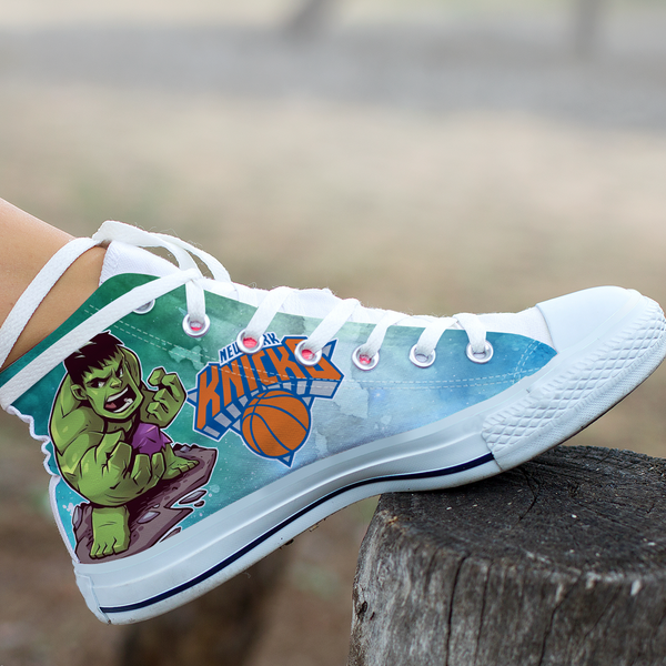 Hulk Hight Top Shoe White New York Knicks