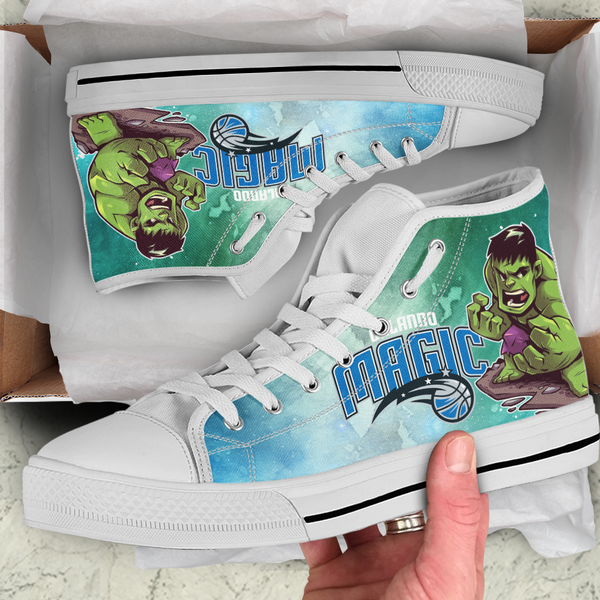 Hulk Hight Top Shoe White Orlando Magic