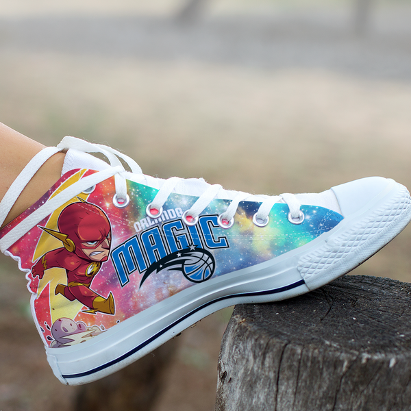 Flash Hight Top Shoe White Orlando Magic