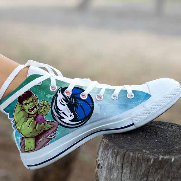 Hulk Hight Top Shoe White Dallas Mavericks