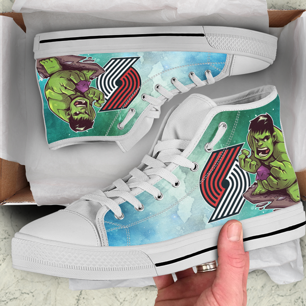 Hulk Hight Top Shoe White Portland Trail Blazers