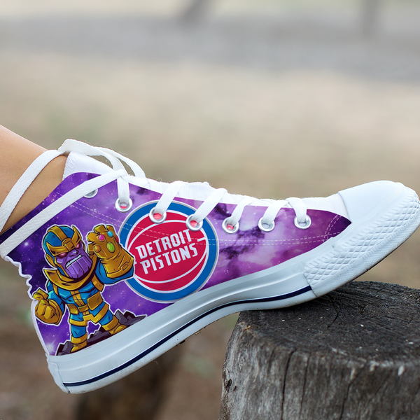Thanos Hight Top Shoe White Detroit Pistons