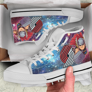 Thor Hight Top Shoe White Portland Trail Blazers