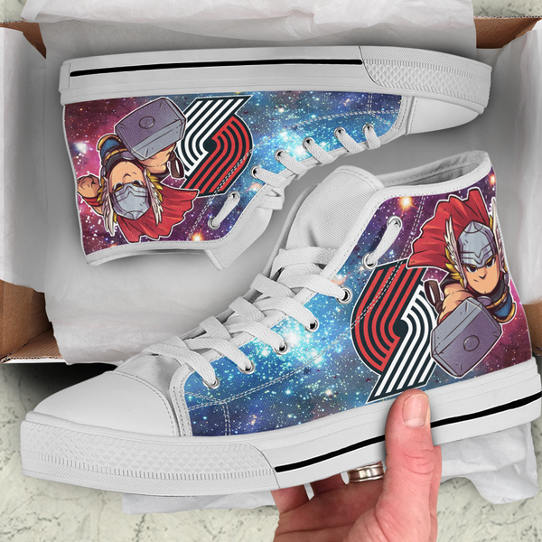Thor Hight Top Shoe White Portland Trail Blazers