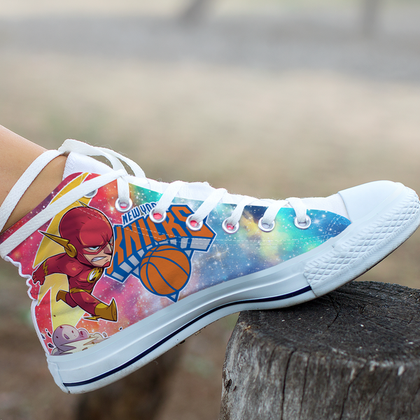 Flash Hight Top Shoe White New York Knicks