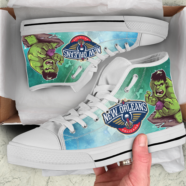 Hulk Hight Top Shoe White New Orleans Pelicans
