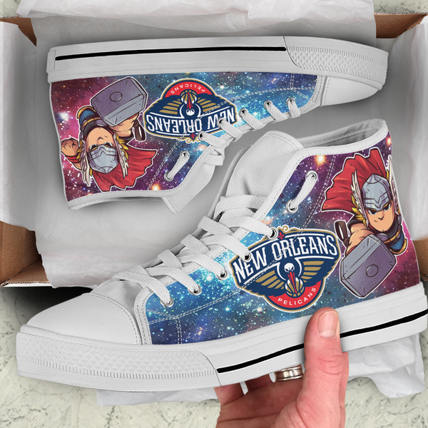 Thor Hight Top Shoe White New Orleans Pelicans