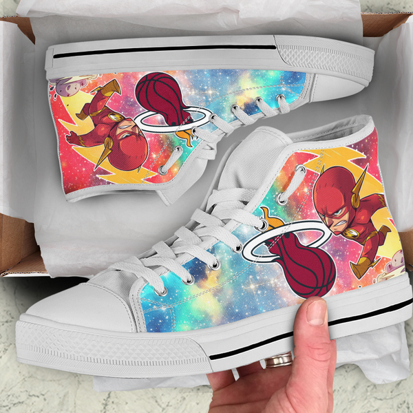 Flash Hight Top Shoe White Miami Heat