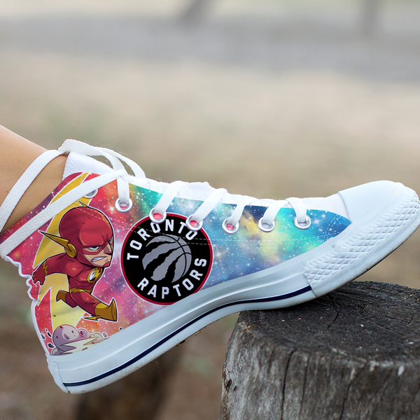 Flash Hight Top Shoe White Toronto Raptors