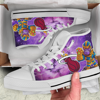 Thanos Hight Top Shoe White Miami Heat