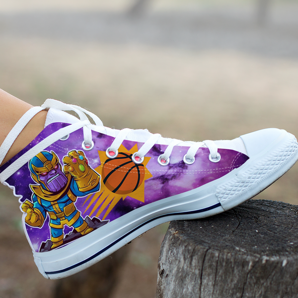 Thanos Hight Top Shoe White Phoenix Suns