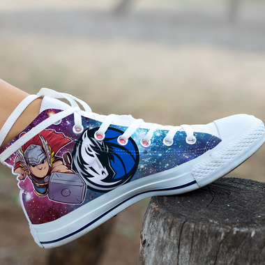 Thor Hight Top Shoe White Dallas Mavericks