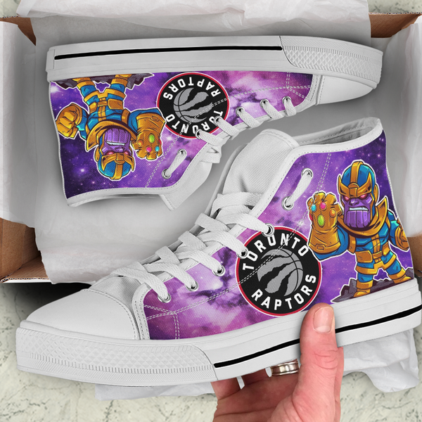 Thanos Hight Top Shoe White Toronto Raptors