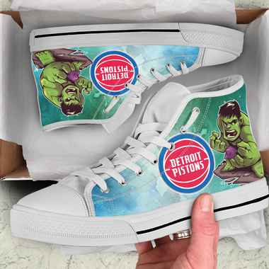 Hulk Hight Top Shoe White Detroit Pistons