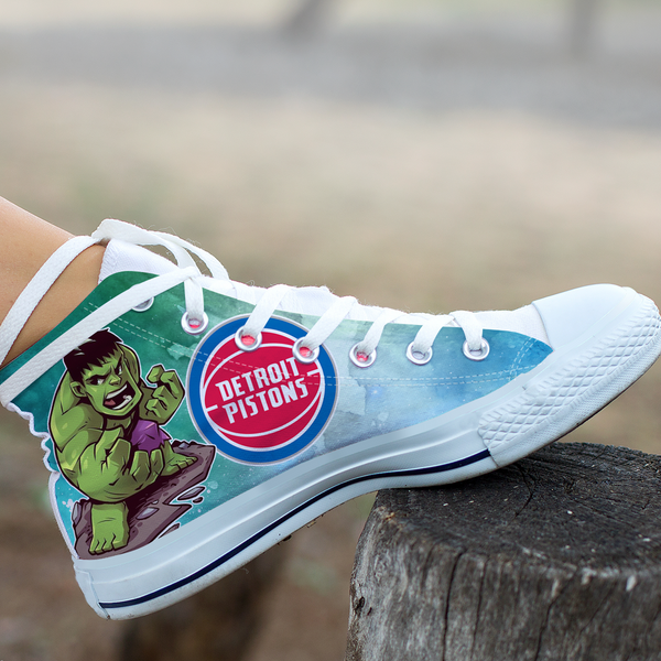Hulk Hight Top Shoe White Detroit Pistons