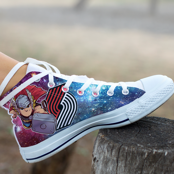 Thor Hight Top Shoe White Portland Trail Blazers