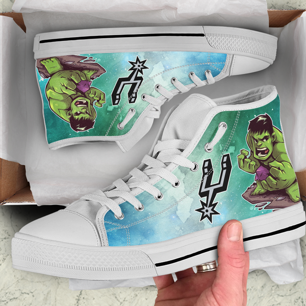 Hulk Hight Top Shoe White San Antonio Spurs