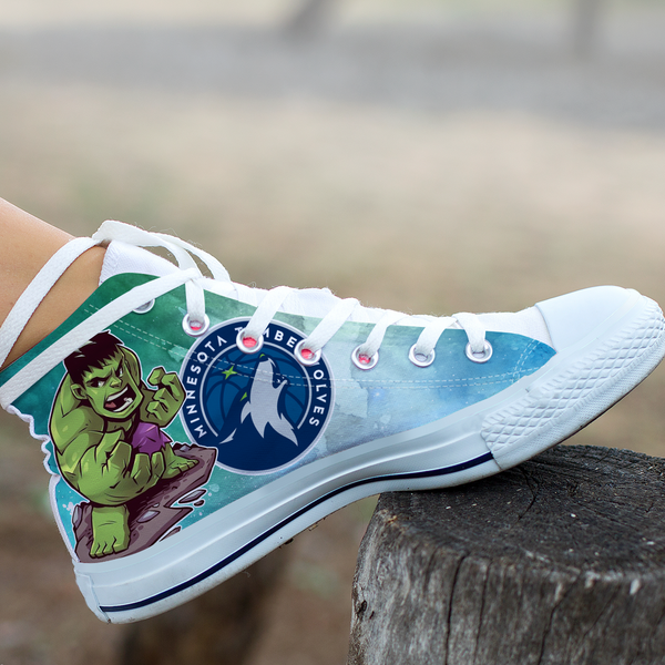 Hulk Hight Top Shoe White Minnesota Timberwolves