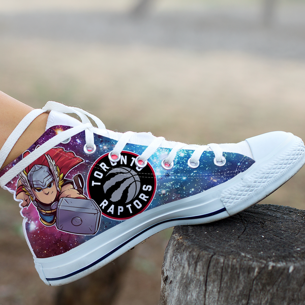 Thor Hight Top Shoe White Toronto Raptors