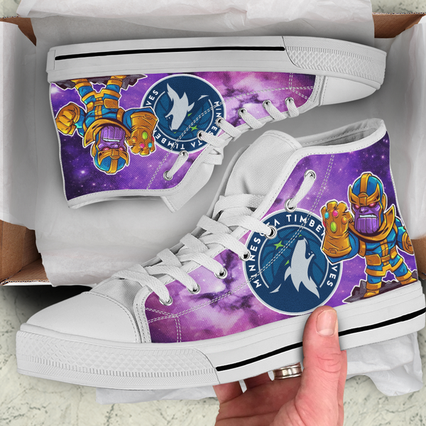 Thanos Hight Top Shoe White Minnesota Timberwolves